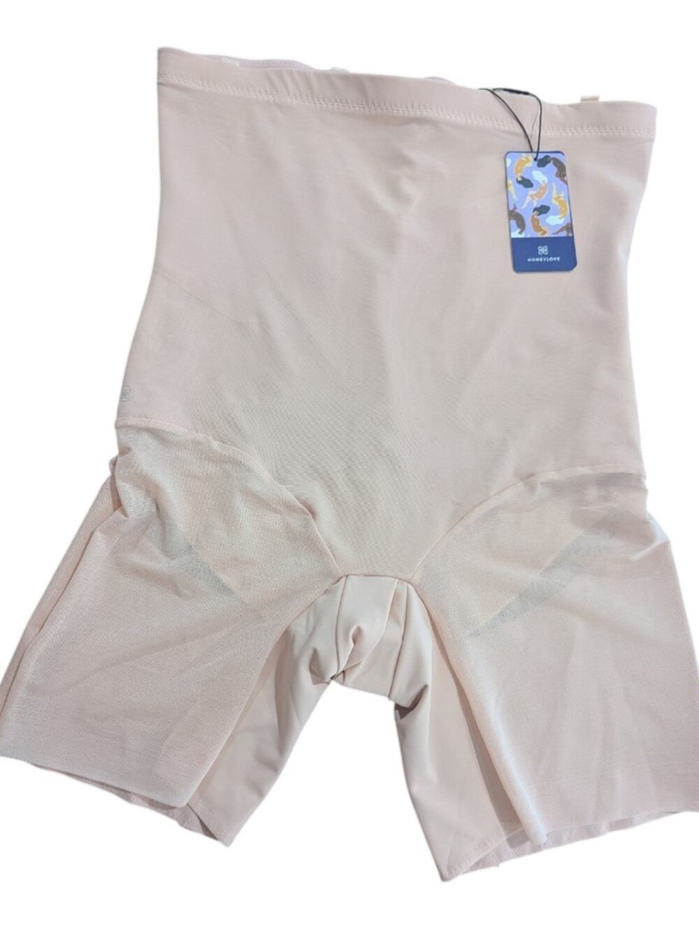 Honeylove SuperPower Beige Slimming Compression Shapewear Short Sz 2X *NWT